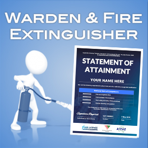 Warden & fire extinguisher. - SOA